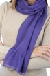 Cachemire et Soie accessoires etoles chales scarva violet passion 170x25cm